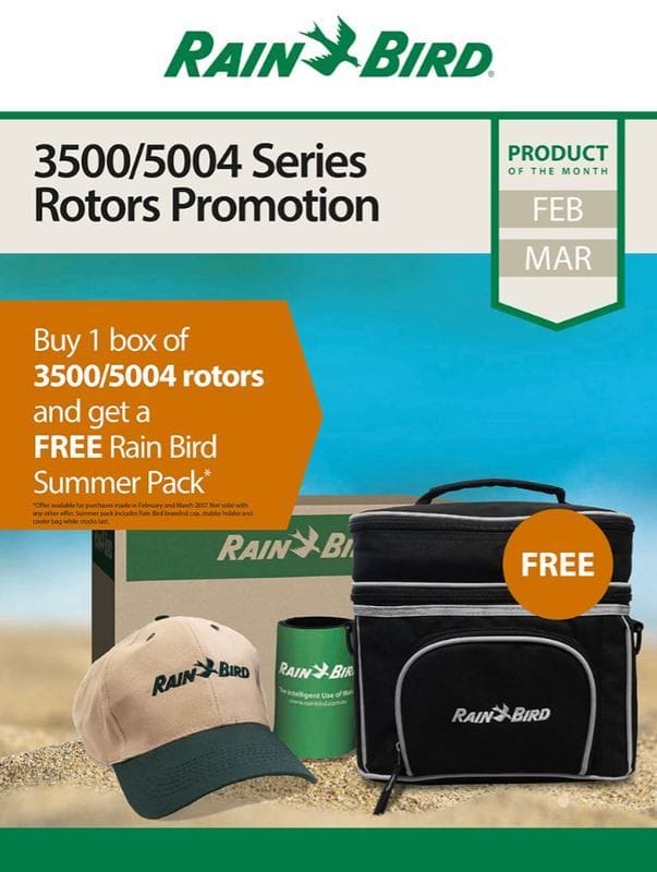 RAIN BIRD Feb/March Promotion